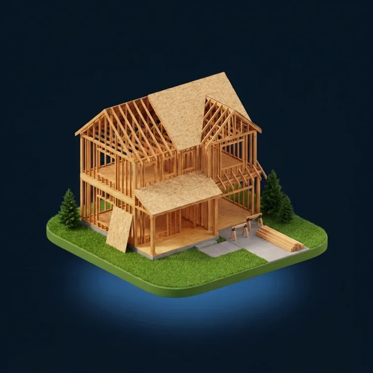 Framing and roof deck